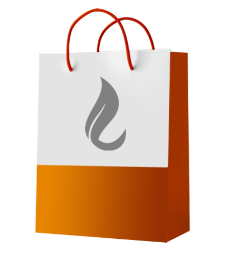 lilly printographs logo bag